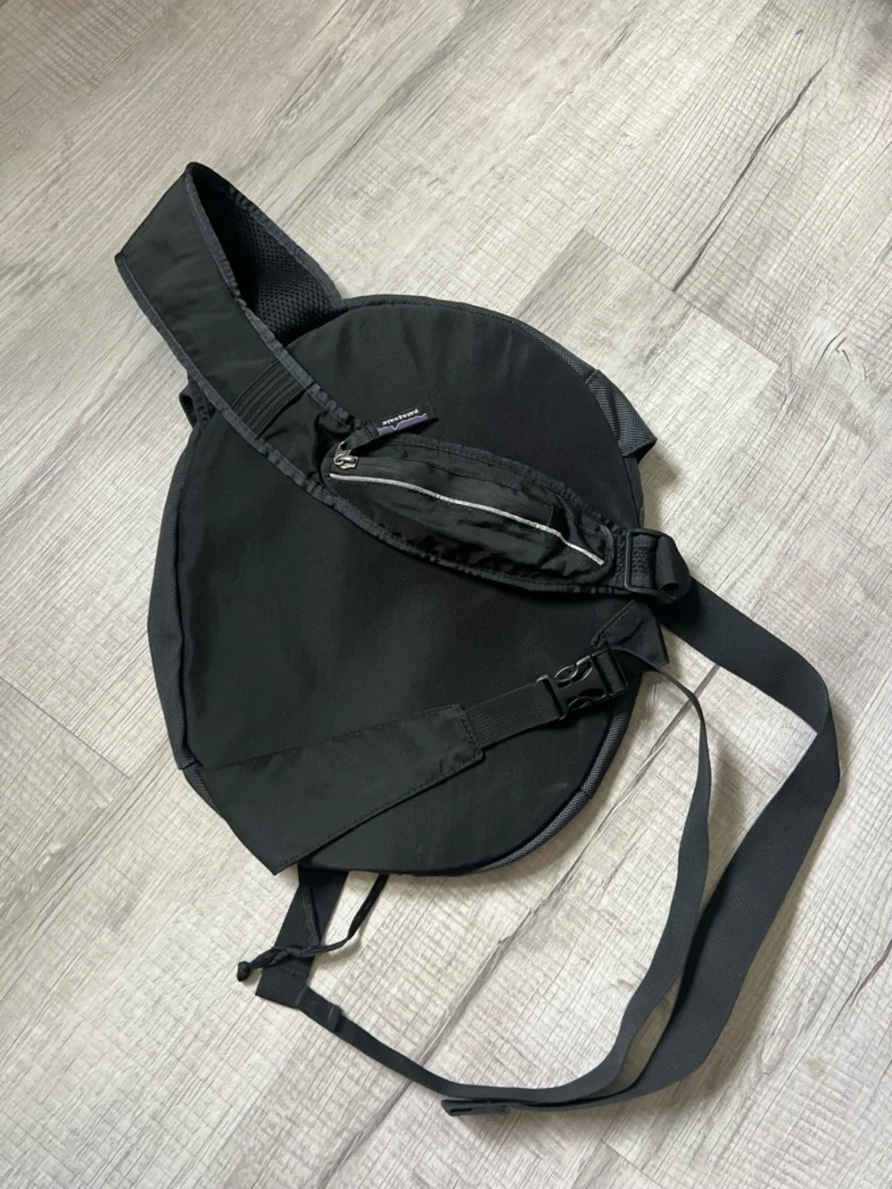 VINTAGE PATAGONIA Orbiter Sling Black and Dark Blue Men's Backpack 90s